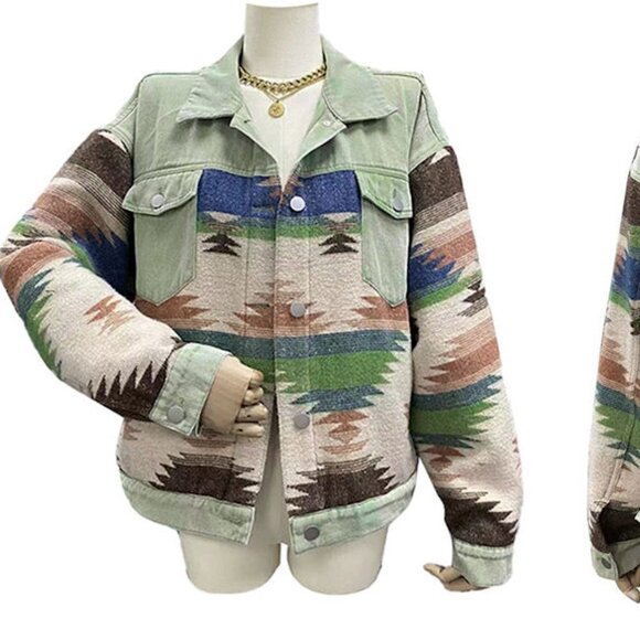 THE KARIANA LADIES AZTEC PRINT  JEAN SHACKET - Picture 2 of 9
